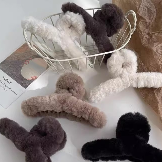 Mao Mao Fluffy Hair Clip for Women