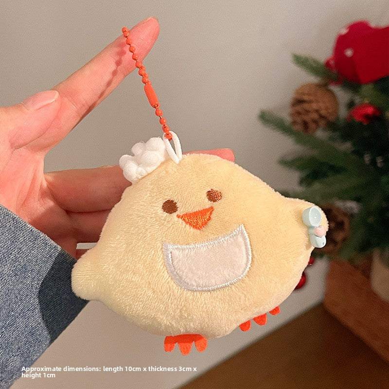 Food Themed Plush Keychain Accessories