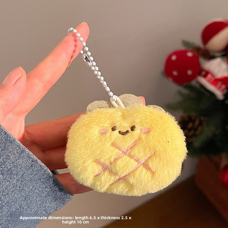 Food Themed Plush Keychain Accessories