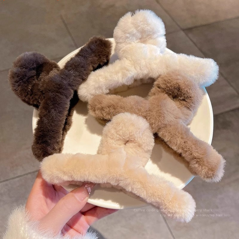 Mao Mao Fluffy Hair Clip for Women