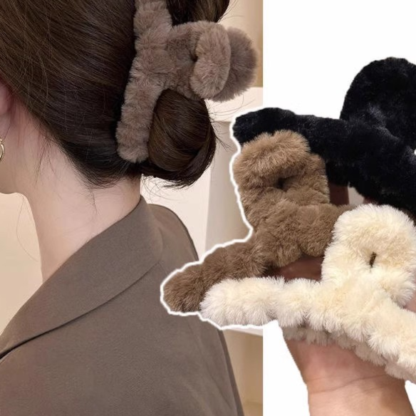 Mao Mao Fluffy Hair Clip for Women