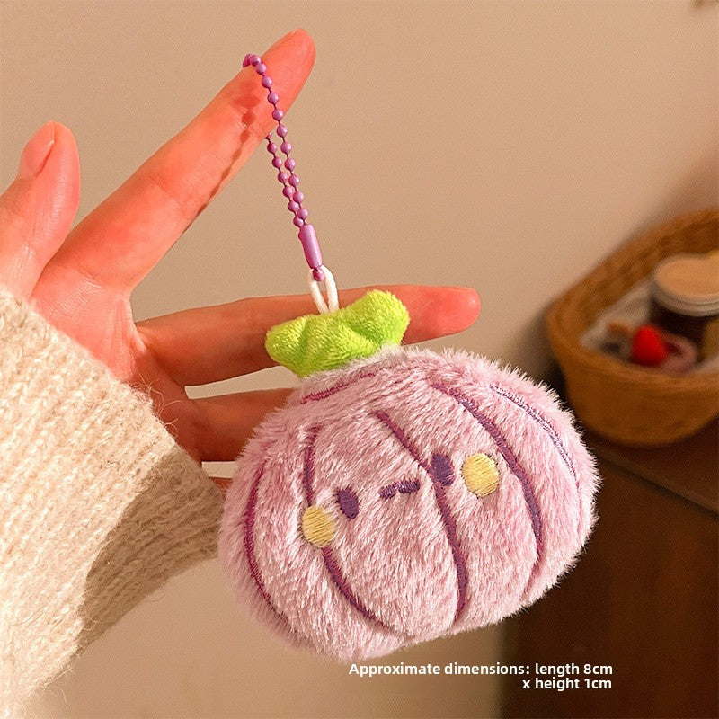 Food Themed Plush Keychain Accessories