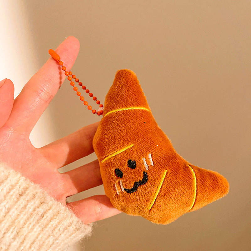 Food Themed Plush Keychain Accessories