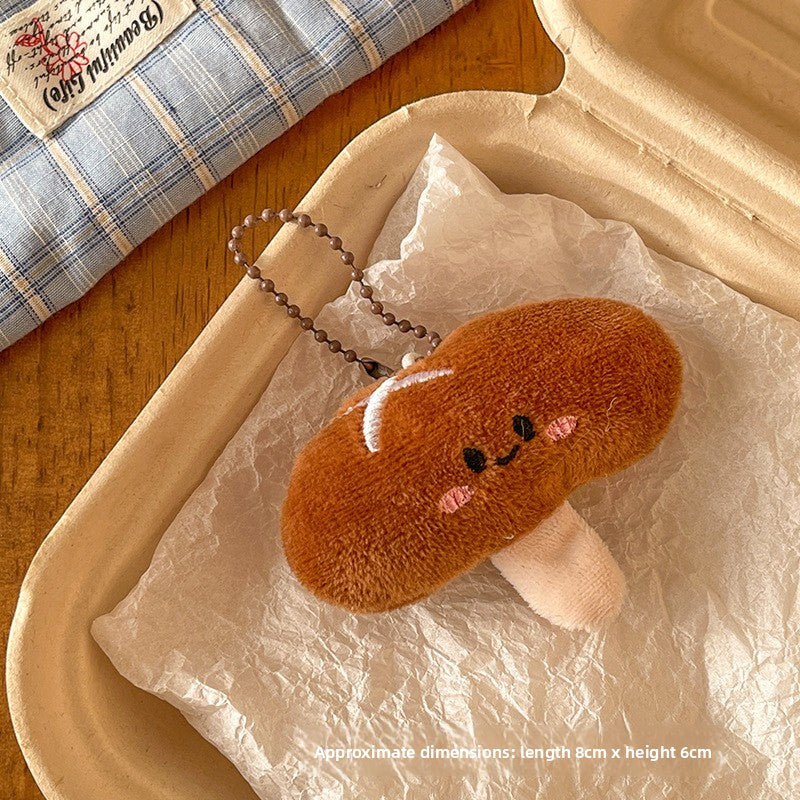 Food Themed Plush Keychain Accessories