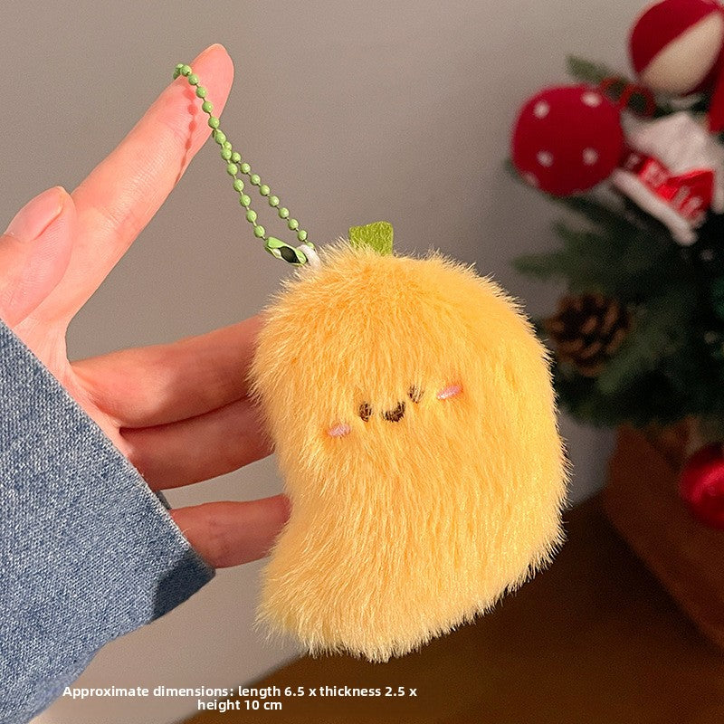 Food Themed Plush Keychain Accessories