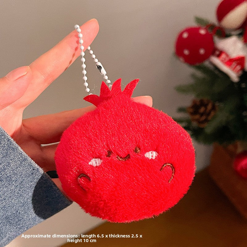 Food Themed Plush Keychain Accessories