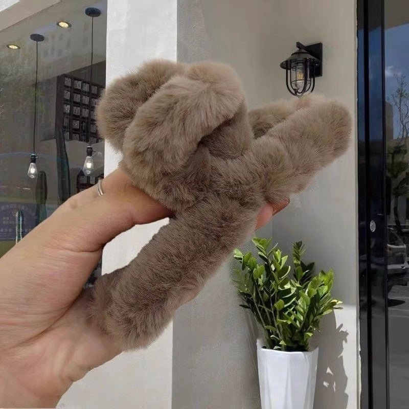 Mao Mao Fluffy Hair Clip for Women