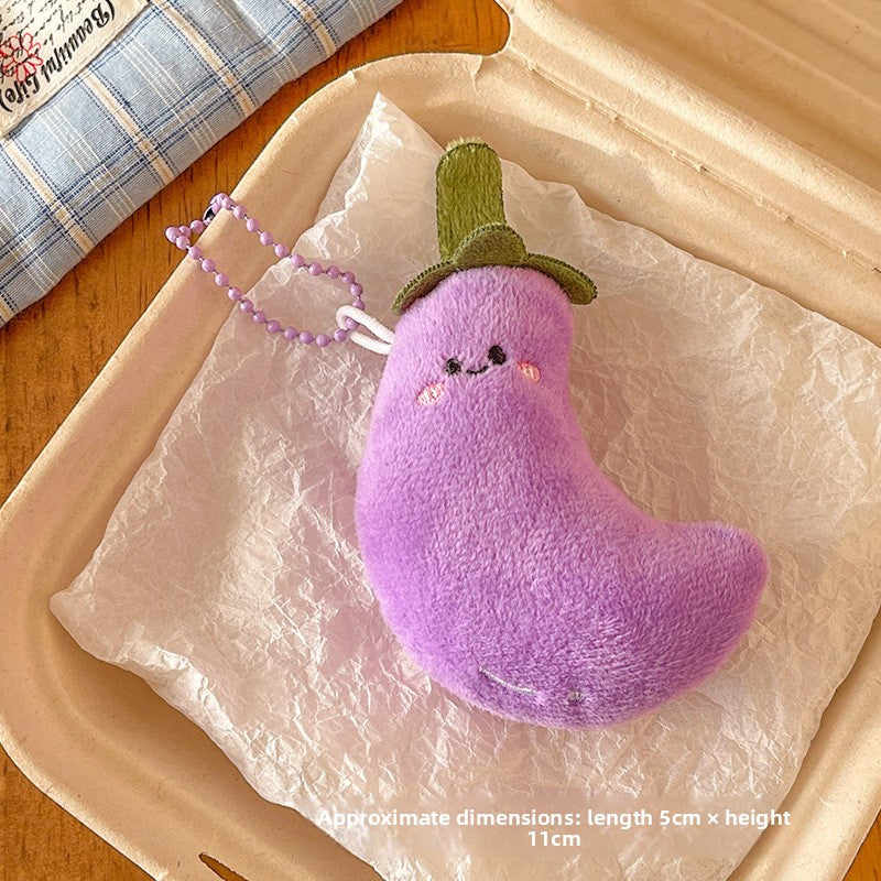 Food Themed Plush Keychain Accessories