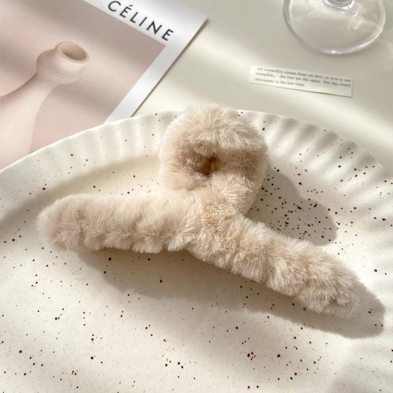 Mao Mao Fluffy Hair Clip for Women