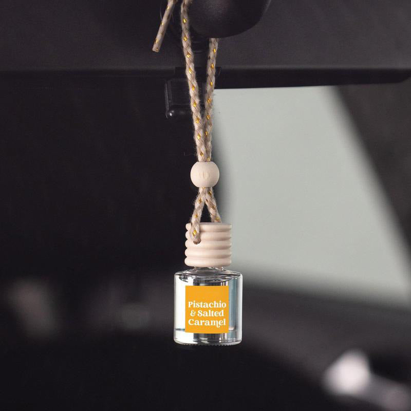Scented Car Aromatherapy Glass Bottle Perfume Hanging Air Freshener