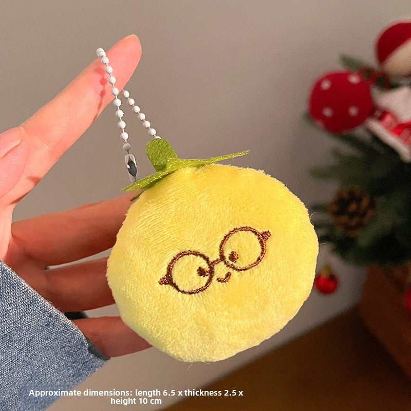 Food Themed Plush Keychain Accessories