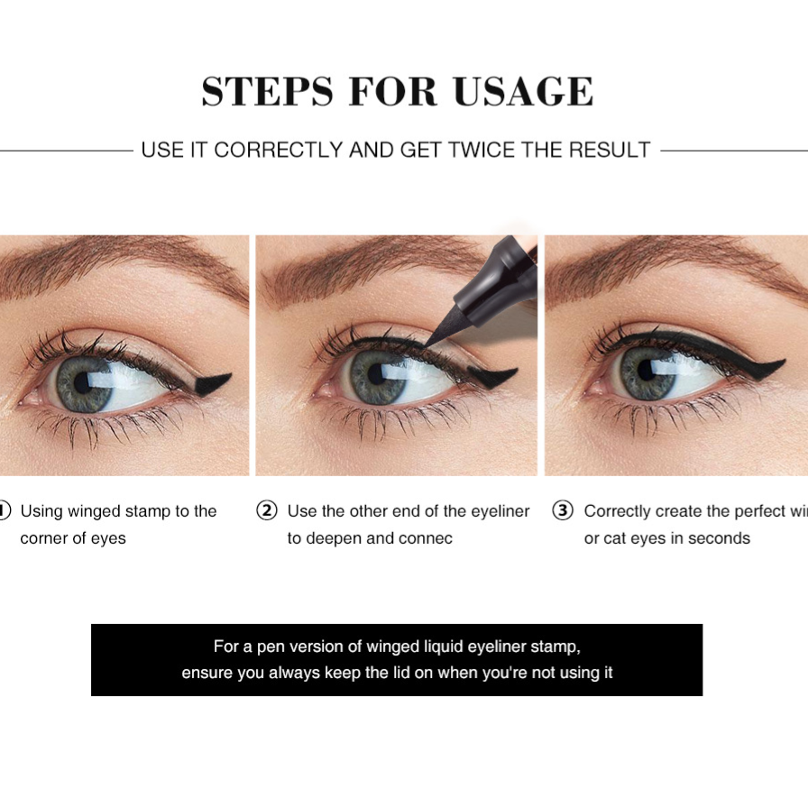 Waterproof Long Lasting Black Eyeliner