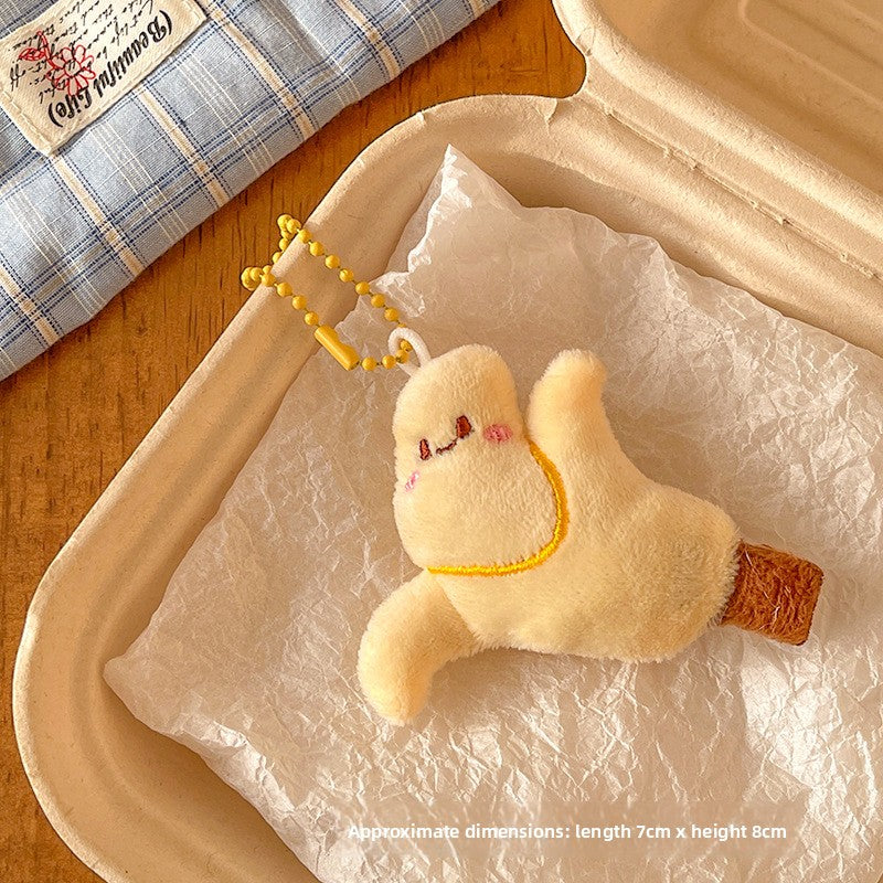 Food Themed Plush Keychain Accessories
