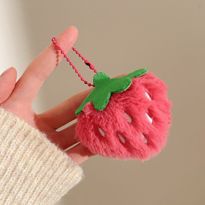 Food Themed Plush Keychain Accessories