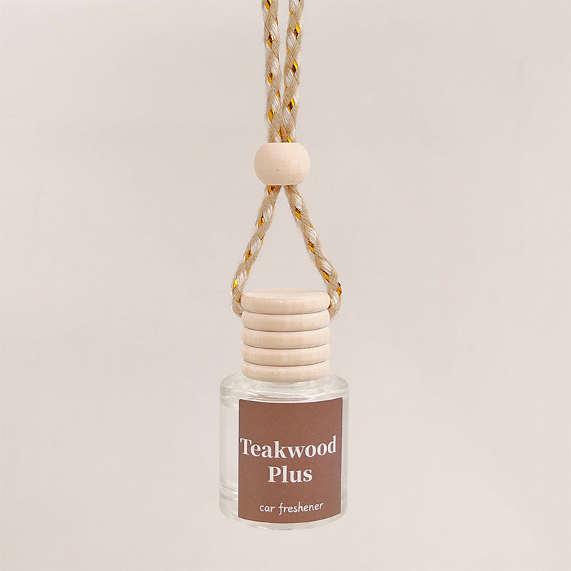 Scented Car Aromatherapy Glass Bottle Perfume Hanging Air Freshener