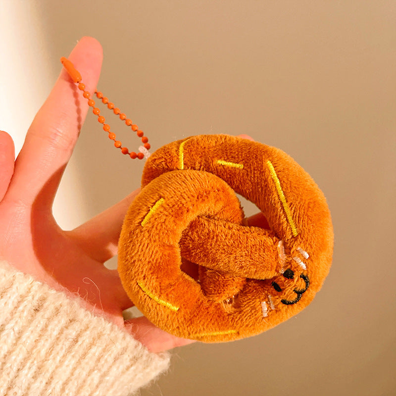 Food Themed Plush Keychain Accessories