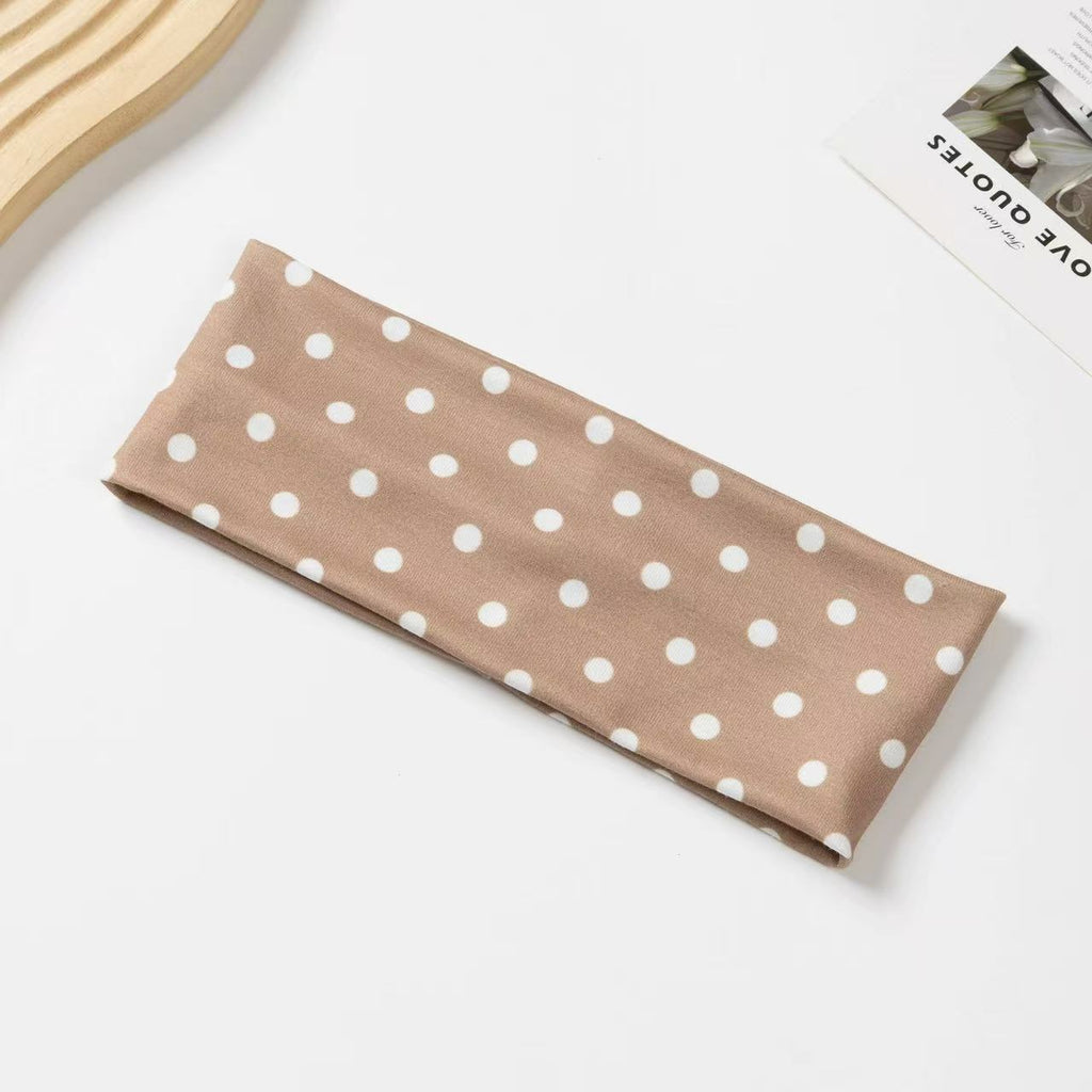 Elastic Polka Dot Sports Cute Headband