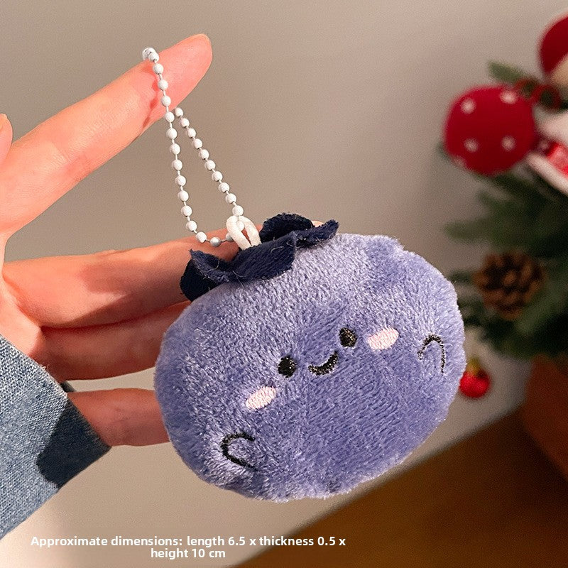 Food Themed Plush Keychain Accessories