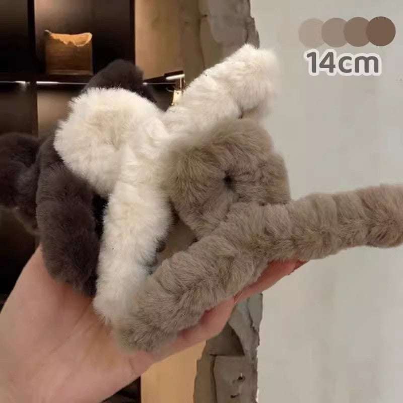 Mao Mao Fluffy Hair Clip for Women