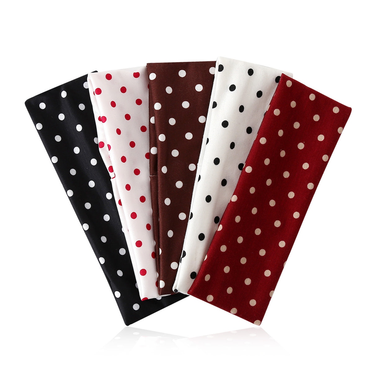 Elastic Polka Dot Sports Cute Headband