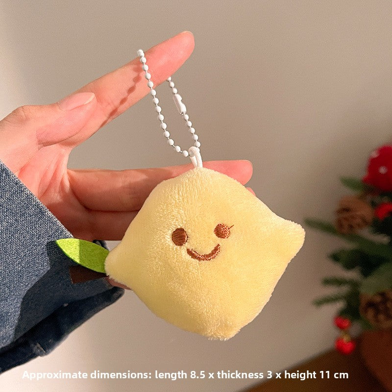 Food Themed Plush Keychain Accessories