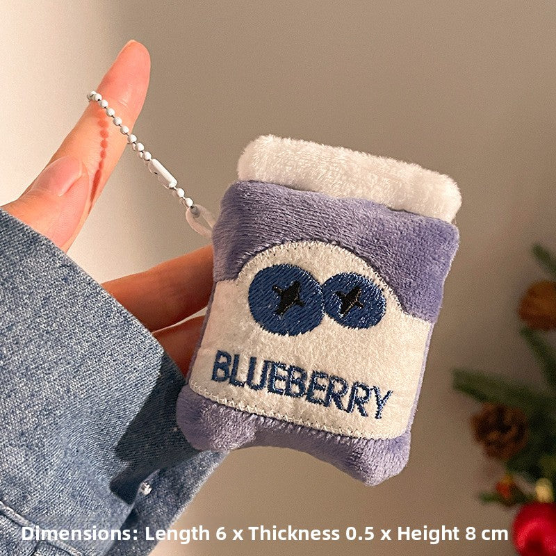Food Themed Plush Keychain Accessories