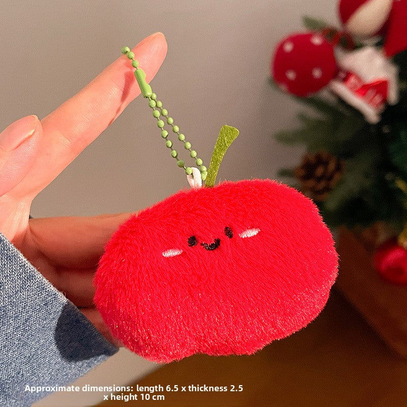 Food Themed Plush Keychain Accessories