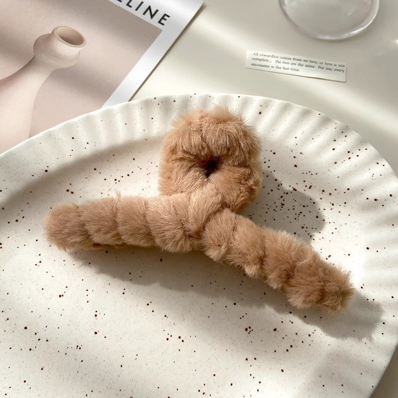 Mao Mao Fluffy Hair Clip for Women