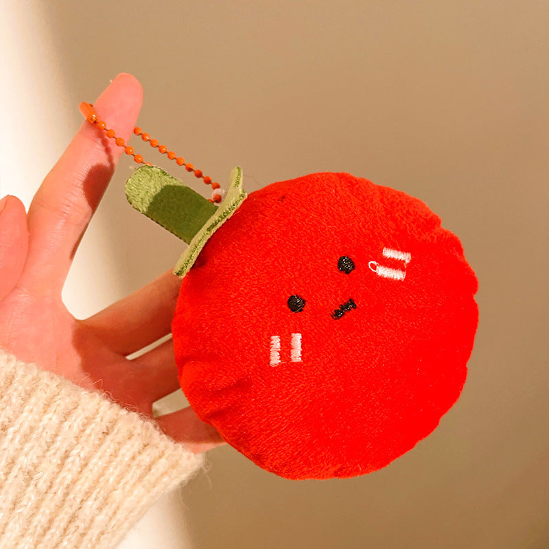 Food Themed Plush Keychain Accessories