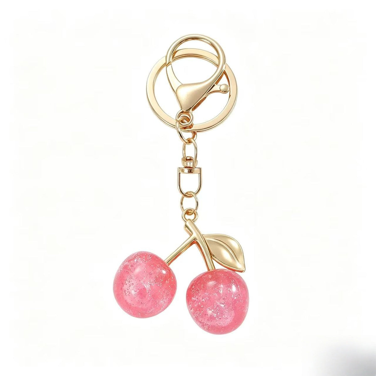 Cherry Keychain Bag Charm Metal Pendant