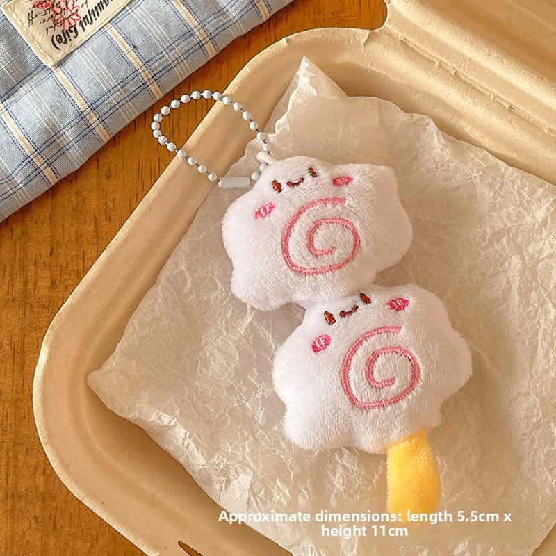 Food Themed Plush Keychain Accessories