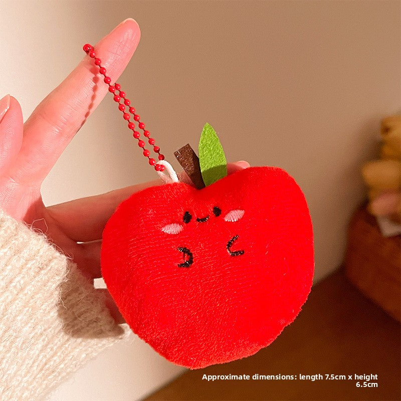 Food Themed Plush Keychain Accessories