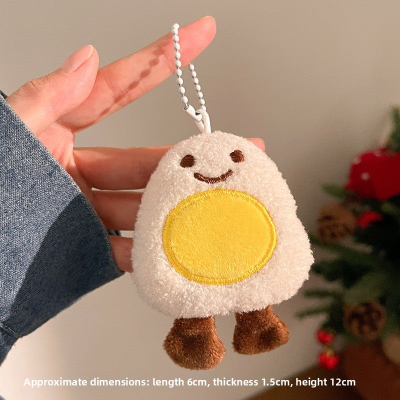 Food Themed Plush Keychain Accessories