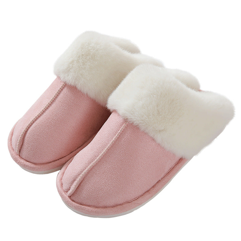 Plush Comfy Home Cotton Slippers
