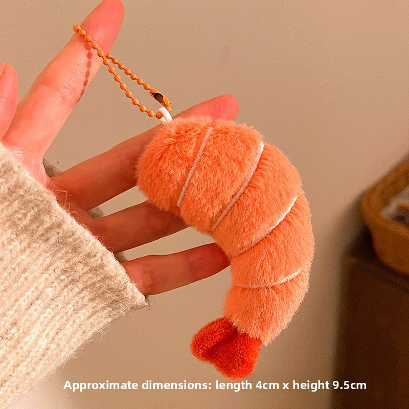 Food Themed Plush Keychain Accessories