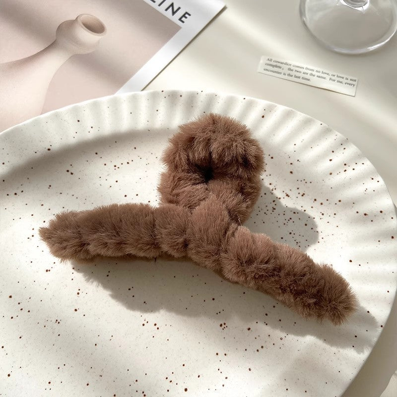 Mao Mao Fluffy Hair Clip for Women