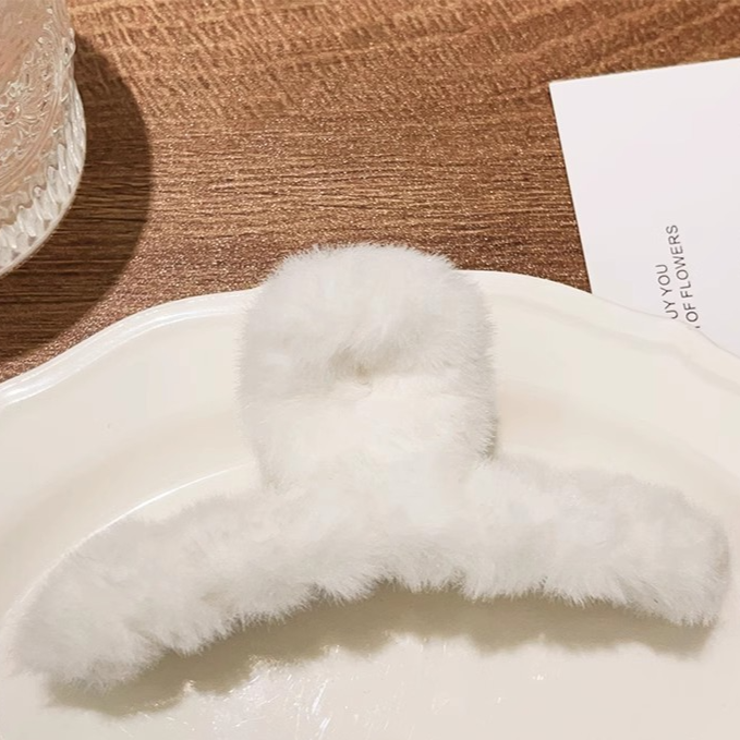 Mao Mao Fluffy Hair Clip for Women