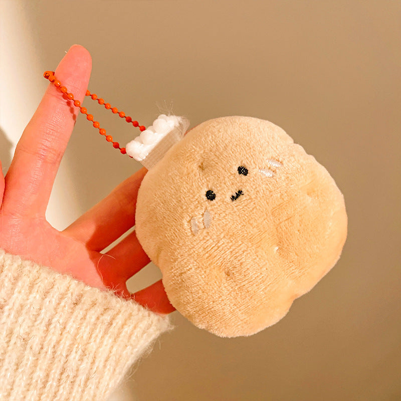 Food Themed Plush Keychain Accessories