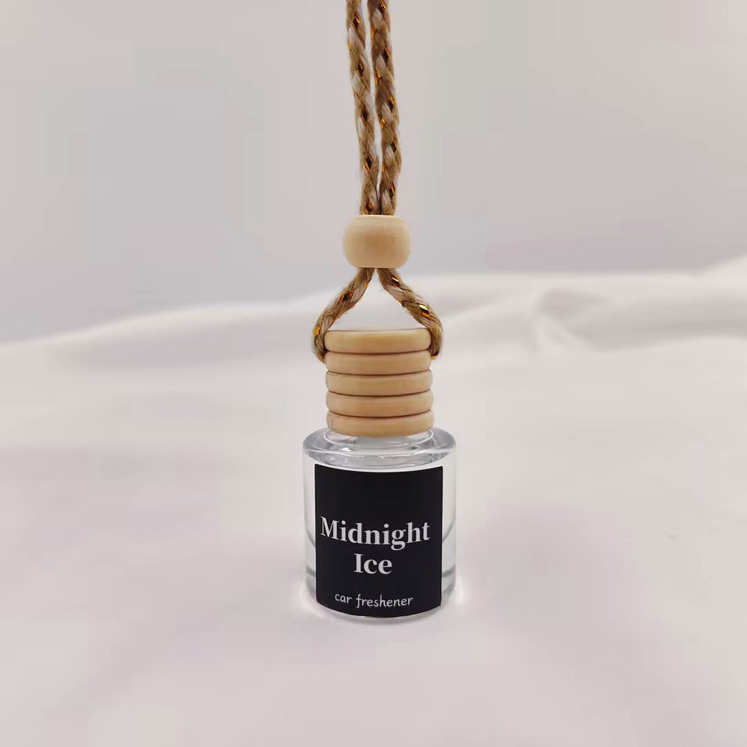 Scented Car Aromatherapy Glass Bottle Perfume Hanging Air Freshener