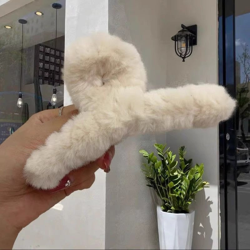 Mao Mao Fluffy Hair Clip for Women